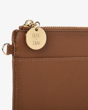 Load image into Gallery viewer, Flat Pouch l Tan Saffiano
