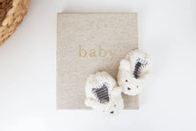 Load image into Gallery viewer, Sherpa Bear Booties | Ivory