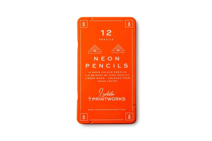 Colour Pencils (Set Of 12) | Neon