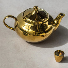 Load image into Gallery viewer, Good Morning Tea Pot | Gold