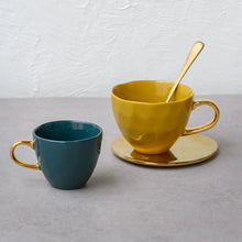 Load image into Gallery viewer, Good Morning Cup | Blue Green