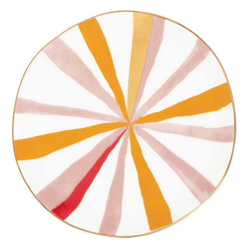 Joyful Stripes Plate