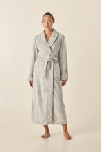 Load image into Gallery viewer, Desiré Grey Long Plush Robe