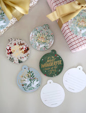 Load image into Gallery viewer, 12pk Gift Tags &quot;An enchanted Christmas&quot;