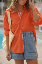 Load image into Gallery viewer, Peta Oversized Shirt | Flame Vacay