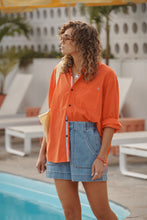 Load image into Gallery viewer, Peta Oversized Shirt | Flame Vacay