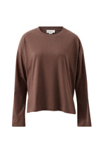 Load image into Gallery viewer, Scout Slouchy Long Sleeve Tee | Brunette Brown