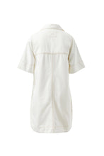 Load image into Gallery viewer, Bonnie Relaxed Shirt Dress | Fresh Ecru