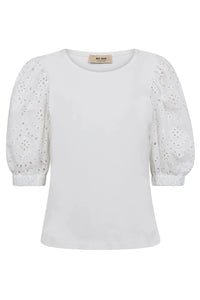 Puffy O SS Tee | White