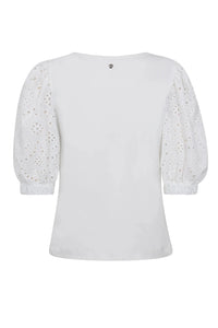 Puffy O SS Tee | White
