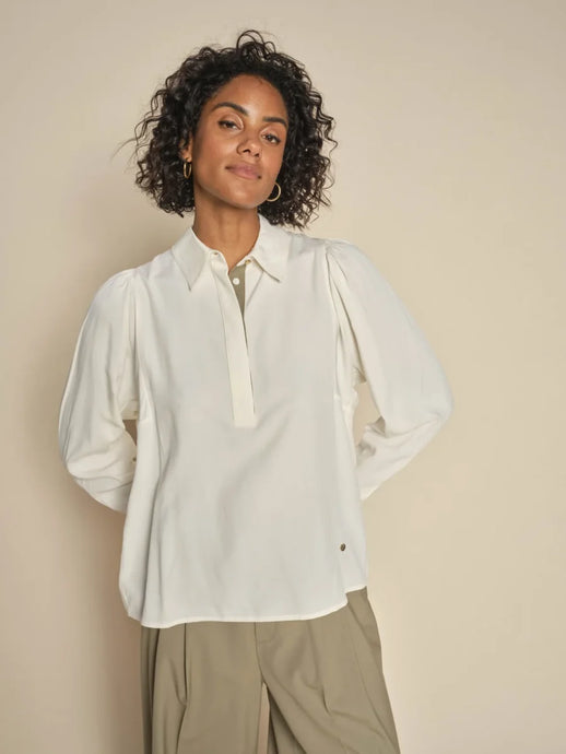 Eliana Mona Shirt | Ecru