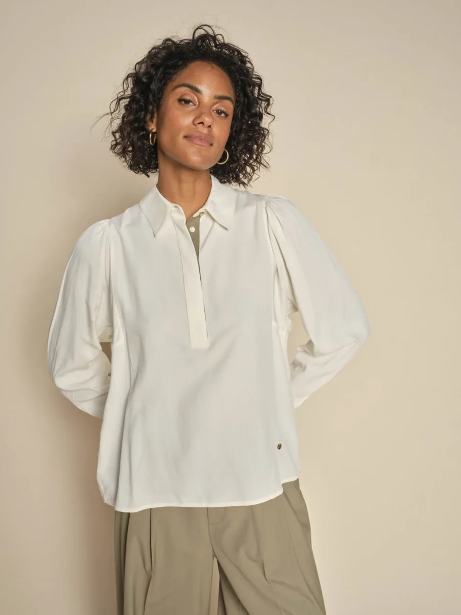 Eliana Mona Shirt | Ecru