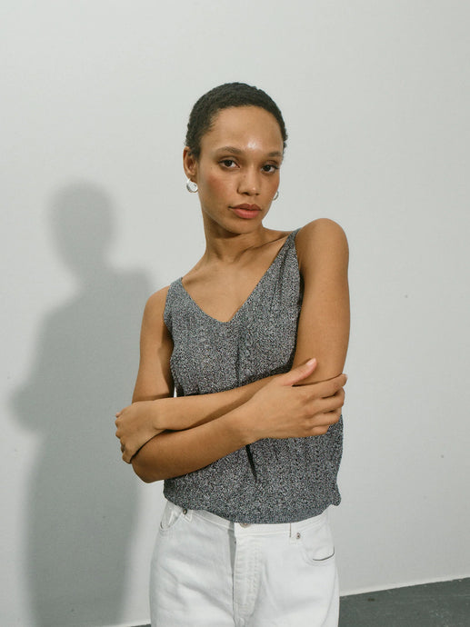 Cressida Melange Knit | Black