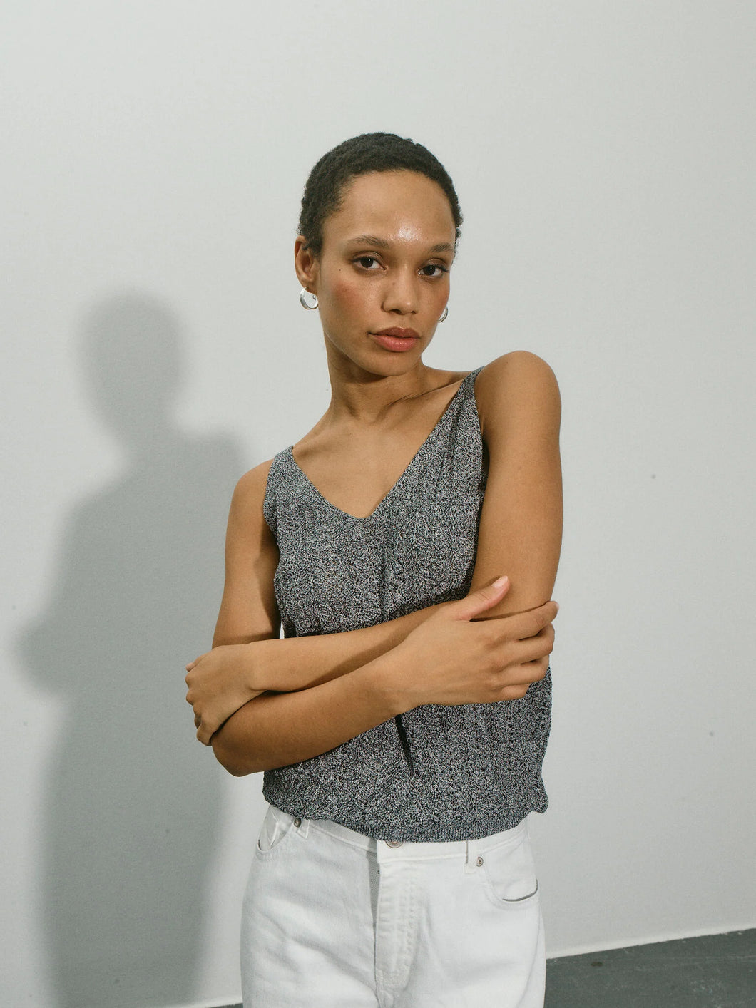 Cressida Melange Knit | Black