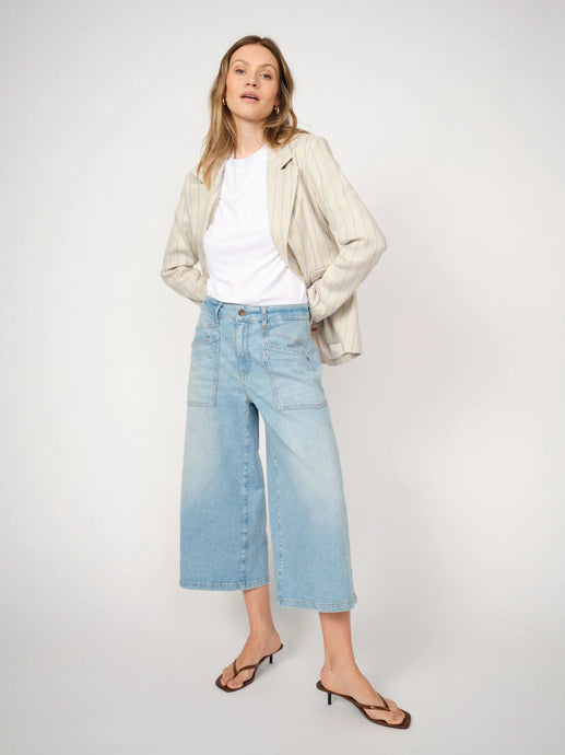Culotte Sagai Jeans | Light Blue