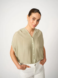 Zuno SL Blouse | Moss Gray