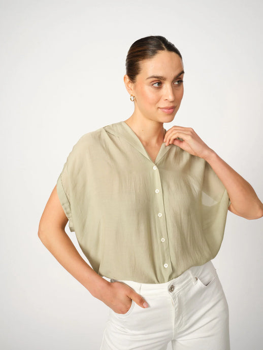 Zuno SL Blouse | Moss Gray