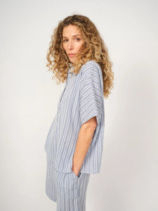 Lowana Friz Stripe Blouse | Regatta