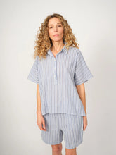 Load image into Gallery viewer, Lowana Friz Stripe Blouse | Regatta