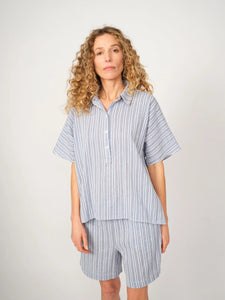 Lowana Friz Stripe Blouse | Regatta