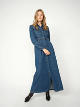 Load image into Gallery viewer, Allaba Denim Dress | Blue