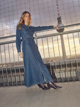 Load image into Gallery viewer, Allaba Denim Dress | Blue
