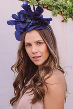 Load image into Gallery viewer, Cindy Fascinator | Navy