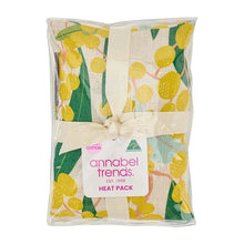 Load image into Gallery viewer, Linen Cotton Heat Pillow | Golden Wattle