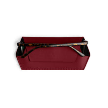 Load image into Gallery viewer, Leather Glasses Case | Burgundy