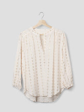 Load image into Gallery viewer, Ines Love Heart Blouse | White/Gold