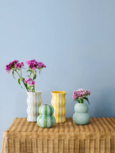 Load image into Gallery viewer, Palma Stripe Vase | Pale Blue