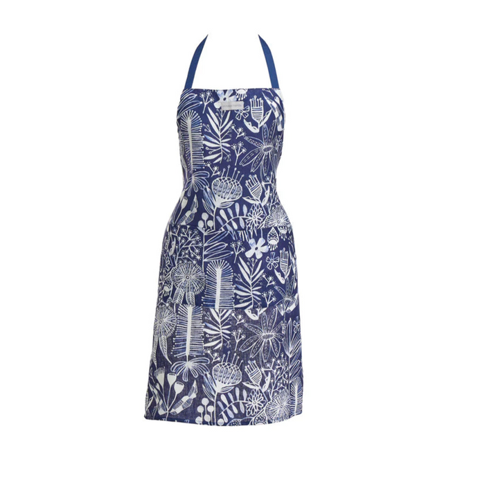 Linen Apron | Navy Natives