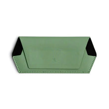 Load image into Gallery viewer, Leather Glasses Case | Sage