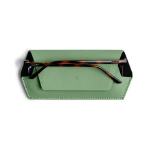 Load image into Gallery viewer, Leather Glasses Case | Sage