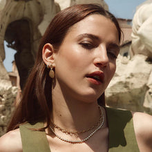 Load image into Gallery viewer, Two-tone Pave Huggies