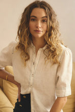 Load image into Gallery viewer, Ruby Linen Shirt in White