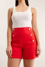 Load image into Gallery viewer, Atlas Linen Short in Red