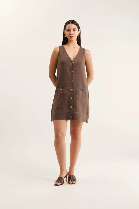 Tani Linen Dress