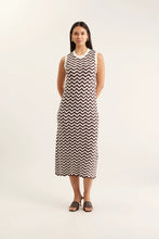 Load image into Gallery viewer, Riva Dress | Choc/Ivory