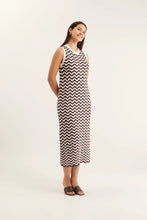 Load image into Gallery viewer, Riva Dress | Choc/Ivory