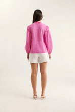 Load image into Gallery viewer, Paris Ramie Blouse In Lipstick