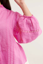 Load image into Gallery viewer, Paris Ramie Blouse In Lipstick