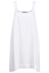 Studio Short Tank Dress | White