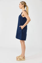 Load image into Gallery viewer, Studio Short Tank Dress | Indigo