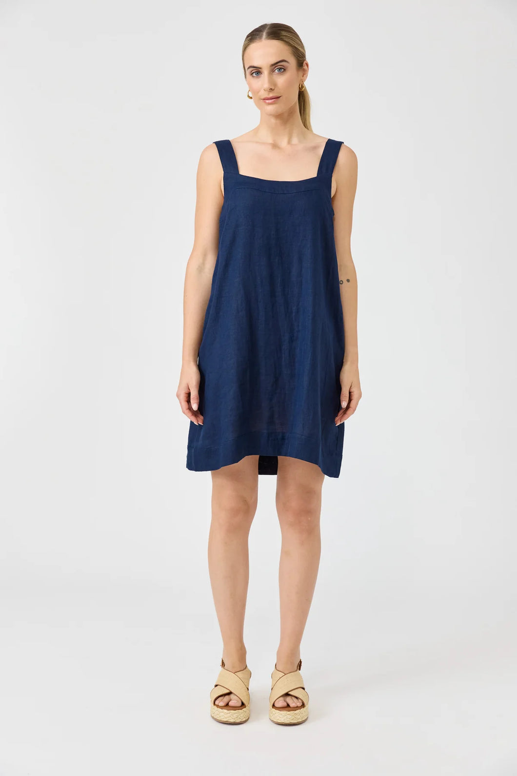 Studio Short Tank Dress | Indigo