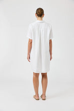 Load image into Gallery viewer, Studio Short Shirt Dress | White