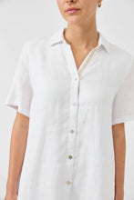 Load image into Gallery viewer, Studio Short Shirt Dress | White