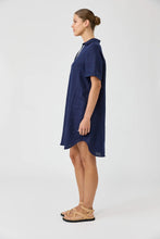 Load image into Gallery viewer, Studio Short Shirt Dress | Indigo
