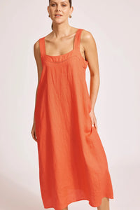 Miramar Tank Maxi Dress | Coral
