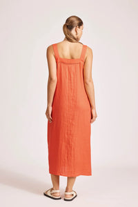 Miramar Tank Maxi Dress | Coral